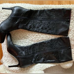 Coach authentic knee hi boots.  Sz 7.5
